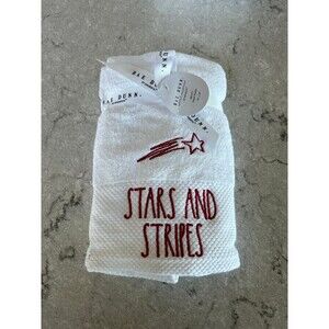 Rae Dunn Stars and Stripes hand towels 4th of july